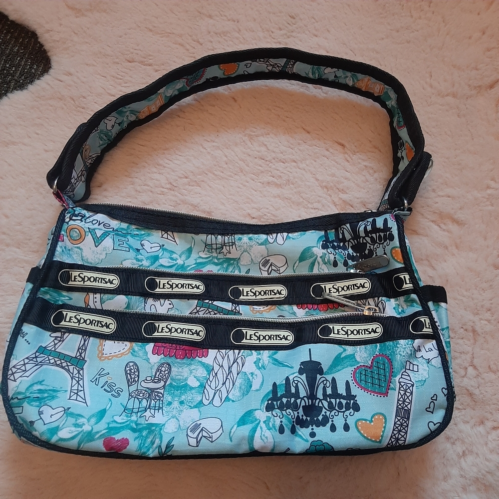 LeSportSac blue handbag